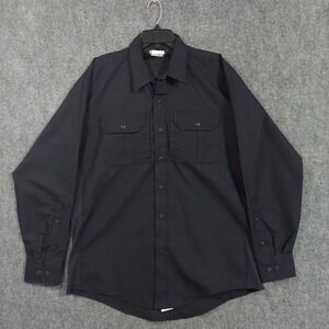 Vertx Phantom LT Shirt Mens XL Navy Blue Button Up Long Sleeve Tactical Workwear